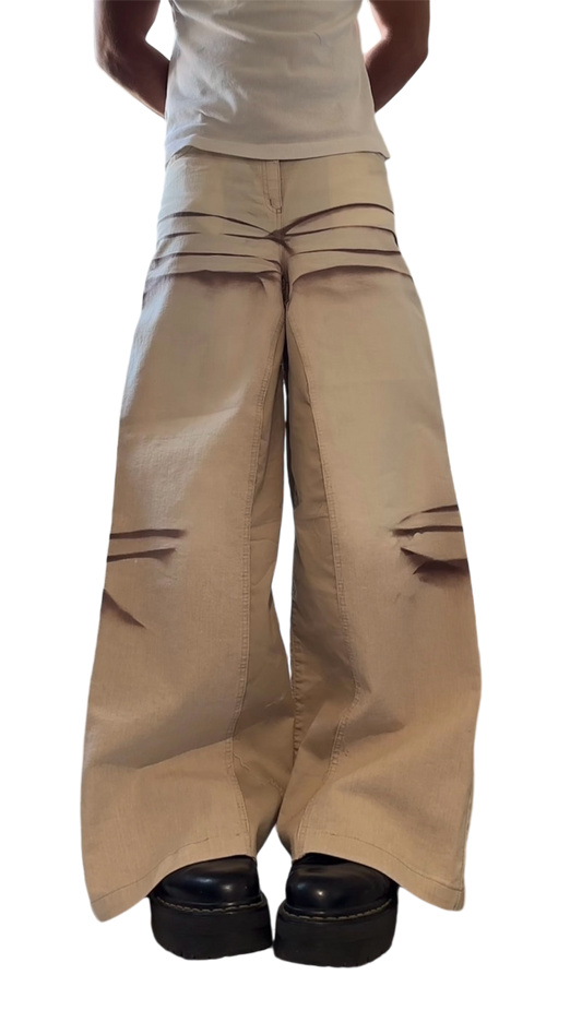 Brown baggy jeans